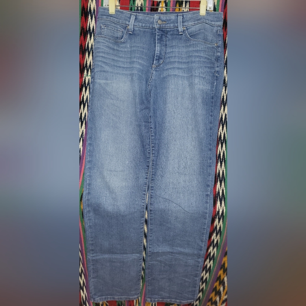 NYDJ Light Blue Straight Leg Jeans Made In USA